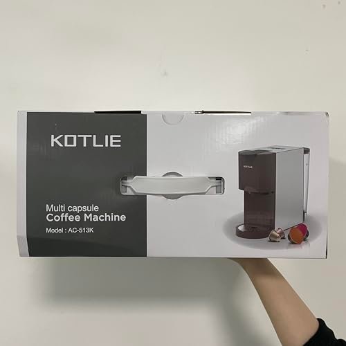 KOTLIE AC-513HF 5-in-1 19-Bar Multi-Capsule Espresso Machine – Compatible with Nespresso Original, Dolce Gusto, Lavazza Mio, L’OR, Ground & ESE Pods - Image 37