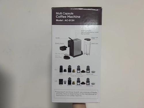 KOTLIE AC-513HF 5-in-1 19-Bar Multi-Capsule Espresso Machine – Compatible with Nespresso Original, Dolce Gusto, Lavazza Mio, L’OR, Ground & ESE Pods - Image 20