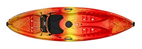 Perception Tribe 9.5′ Sit-On-Top Recreational Kayak – Adjustable Framed Seat & Ample Storage (Déjà Vu) - Image 3