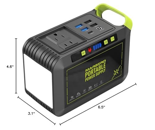 MARBERO M82 Portable Power Station – 88Wh/24000mAh Lithium Battery | 80W AC Output | Solar Rechargeable Backup Power Bank for Camping, Emergency, RV & Outdoor Use - Image 65