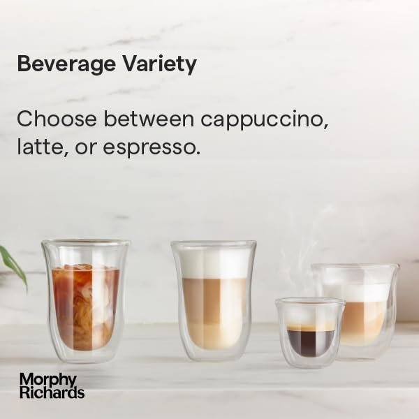 Morphy Richards Traditional Pump Espresso Machine & Automatic Milk Frother – 15 Bar Pressure - Image 15