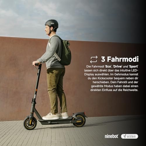 Segway-Ninebot MAX G2 D Electric Scooter for Adults – 70 km Range, 20 km/h Speed, Dual Suspension, Apple Find My, Road-Legal (EU) - Image 4