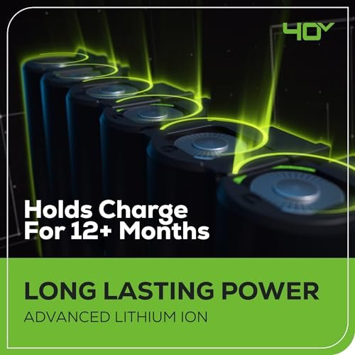 Greenworks 40V Cordless Electric Lawn Mower – 16″ (40.6 cm) Deck, 4.0 Ah Battery, 45 Min Runtime - Image 14