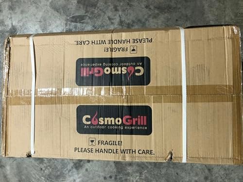 CosmoGrill Outdoor XL Charcoal Smoker BBQ Grill – Adjustable Charcoal Pan, Built-in Thermometer, 2 Side Tables, Chimney & Wheels – Portable Garden Barbecue Smoker - Image 16