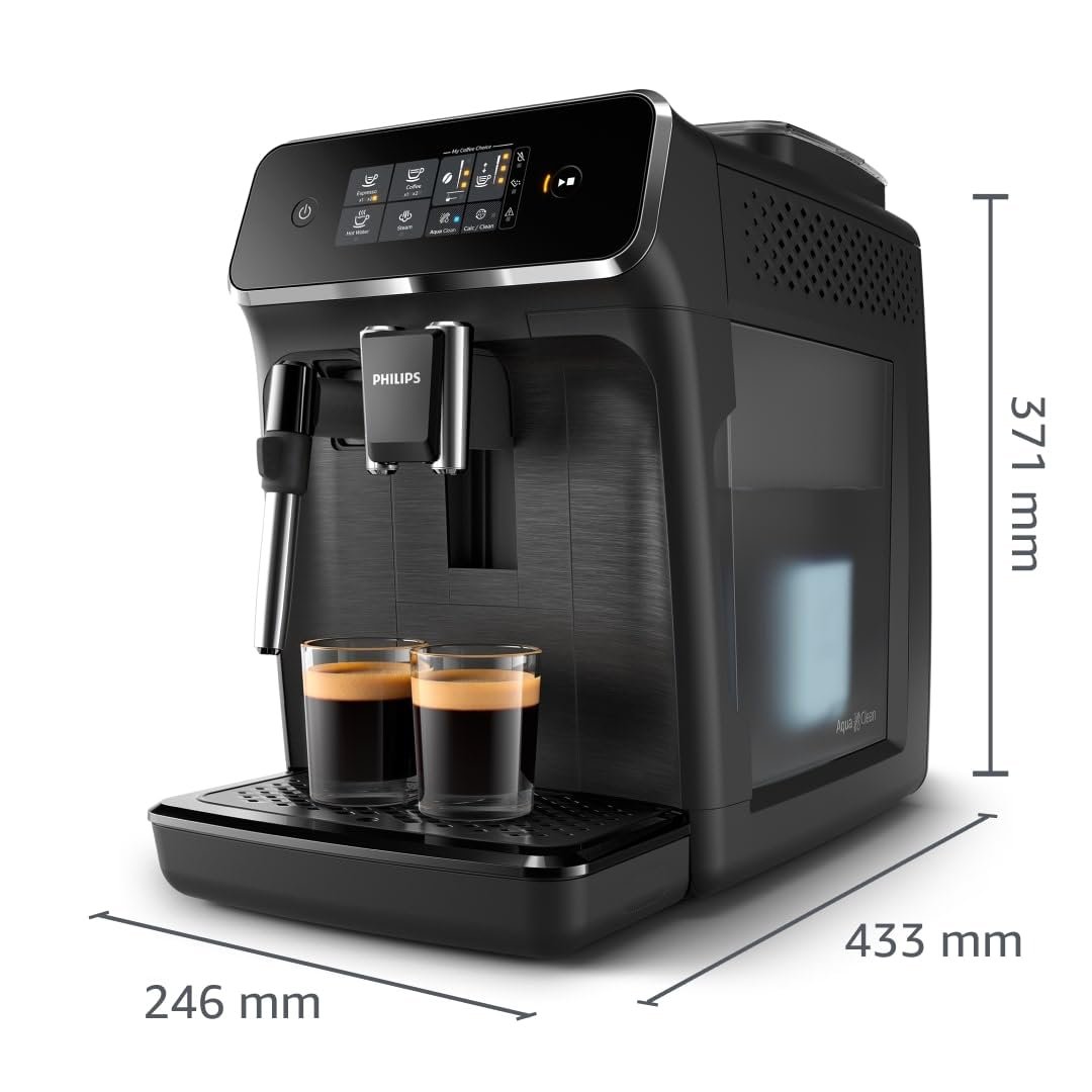 Philips Series 2200 Fully Automatic Espresso Machine with Milk Frother – EP2220/10, Ceramic Grinder, Matt Black - Image 8