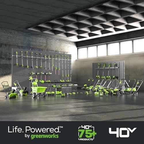 Greenworks 40V Cordless Electric Lawn Mower – 16″ (40.6 cm) Deck, 4.0 Ah Battery, 45 Min Runtime - Image 59