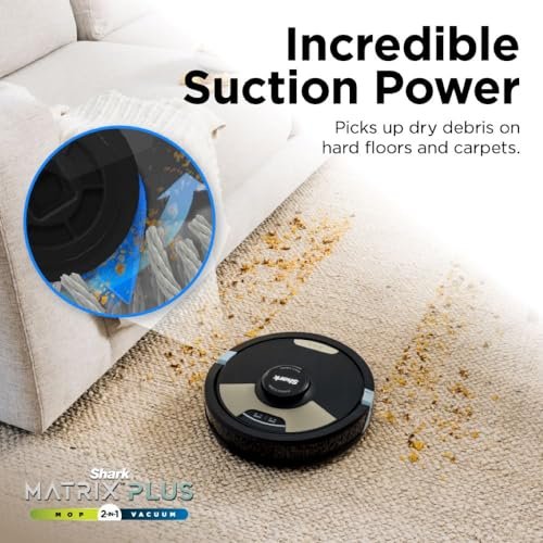Shark AV2501S AI Ultra Robot Vacuum with HEPA Self-Empty Base, Matrix Clean Navigation, 30-Day Bagless Capacity, Smart Mapping, Voice/App Control, Perfect for Pet Hair & All Floors, Dark Grey - Image 9