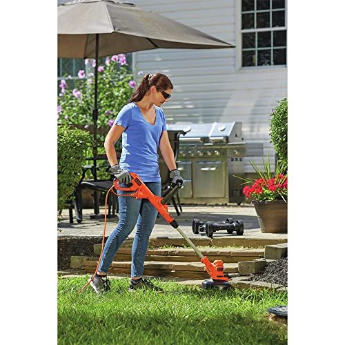 BLACK+DECKER 3-in-1 Corded Lawn Mower, String Trimmer & Edger, 12-Inch (BESTA512CM) - Image 5