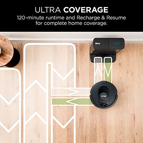 Shark AV2501S AI Ultra Robot Vacuum with HEPA Self-Empty Base, Matrix Clean Navigation, 30-Day Bagless Capacity, Smart Mapping, Voice/App Control, Perfect for Pet Hair & All Floors, Dark Grey - Image 25