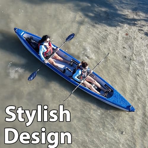 Sea Eagle RazorLite 393RL Inflatable Kayak – Ultra-Light Drop-Stitch Touring Kayak (Solo/Tandem) with FlexBrace2 Footrests, Tall Back Seat, Paddle, Pump & Backpack - Image 24