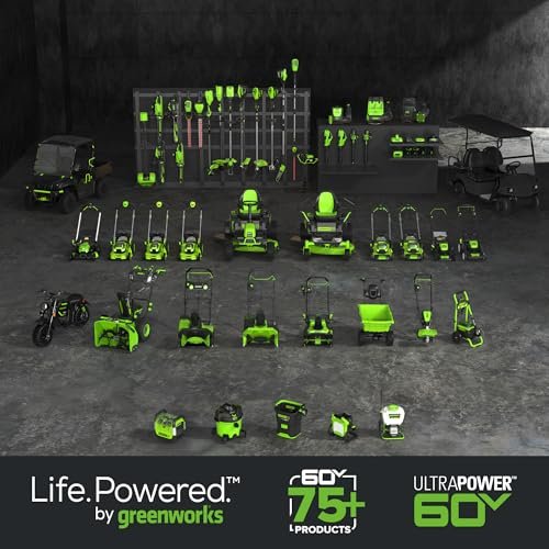 Greenworks 60V Brushless Cordless Push Lawn Mower – 17″ (43 cm) Deck, 4.0 Ah Battery & 3 A Rapid Charger, 40 Min Runtime - Image 32