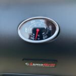 CosmoGrill Outdoor XL Charcoal Smoker BBQ Grill – Adjustable Charcoal Pan, Built-in Thermometer, 2 Side Tables, Chimney & Wheels – Portable Garden Barbecue Smoker photo review