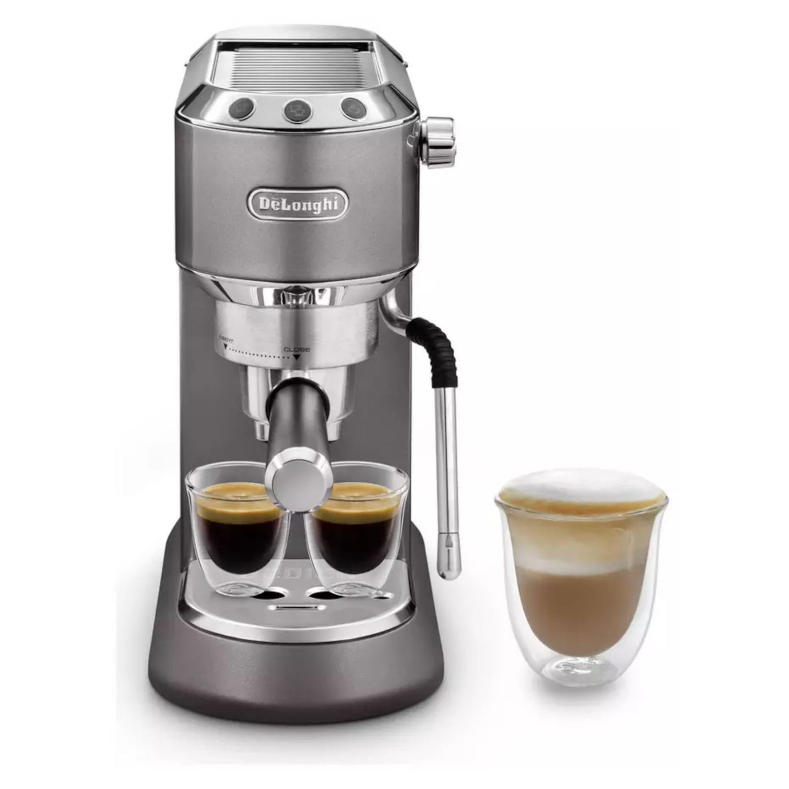 De'Longhi Dedica Style EC685.M Espresso Machine – Slim 15 cm Design, Milk Frother, 15-Bar Pressure, 1L Water Tank, Compatible with Ground Coffee & ESE Pods, Stainless Steel - Image 10