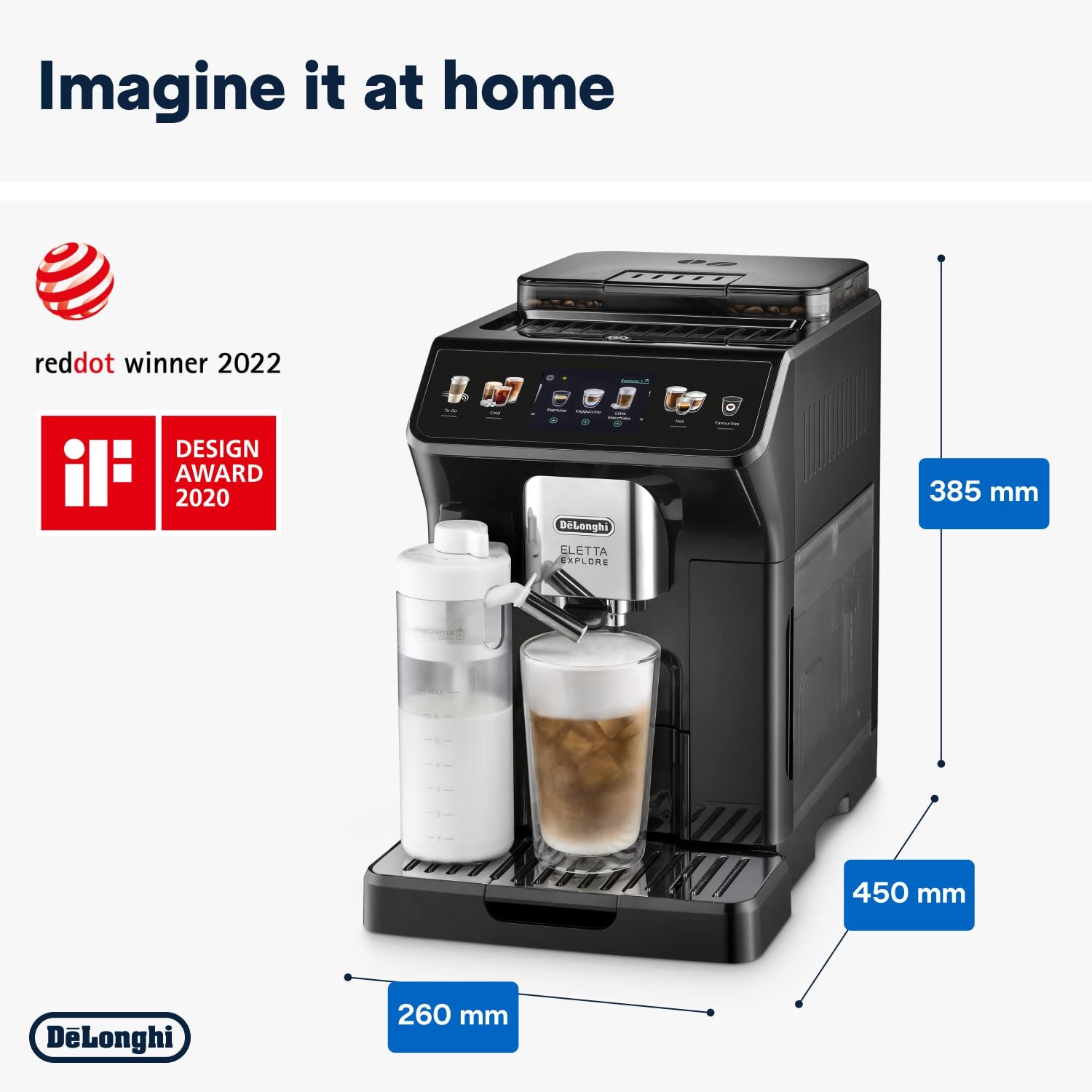 De’Longhi Eletta Explore Cold Brew Coffee Machine – ECAM452.67.G - Image 16