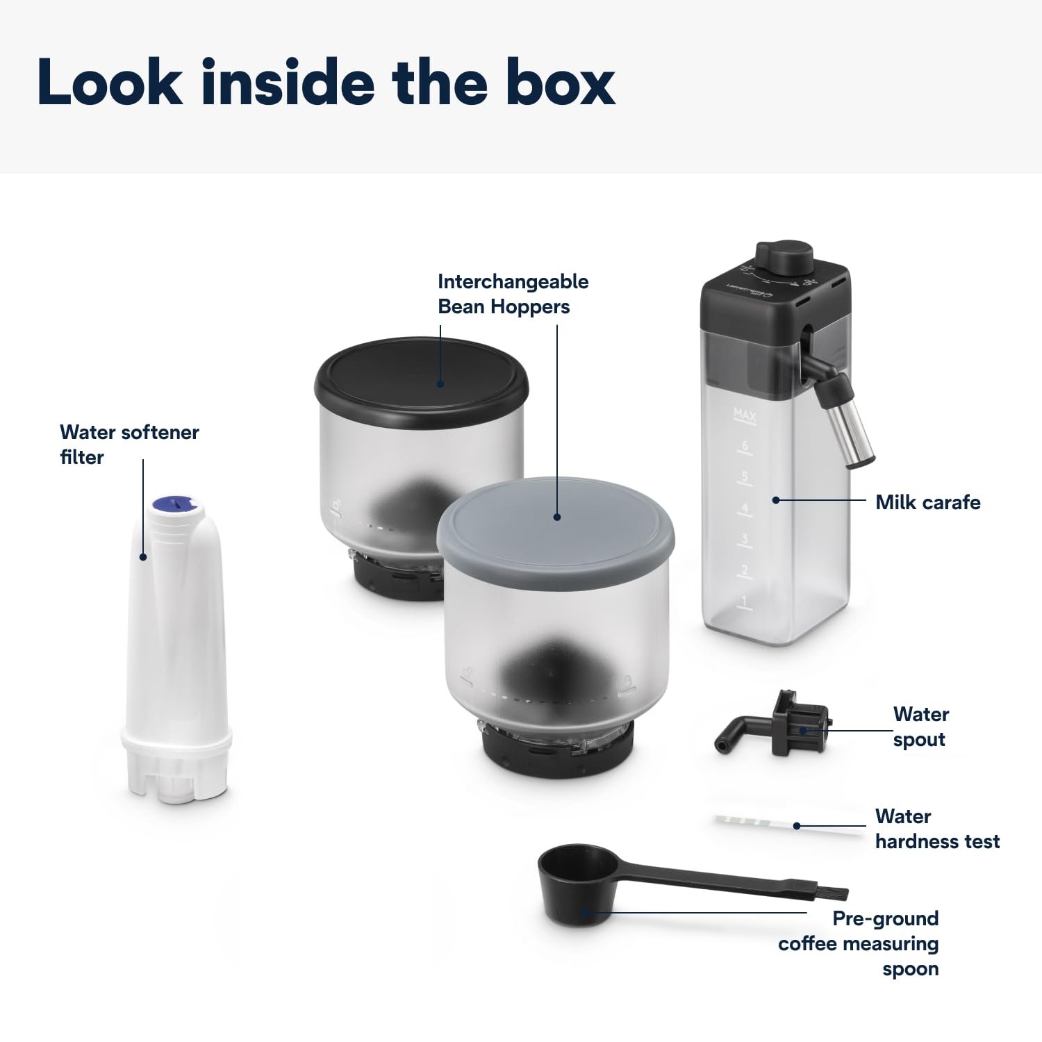 De'Longhi Rivelia – Bean-to-Cup Coffee Machine EXAM440.55.G - Image 11