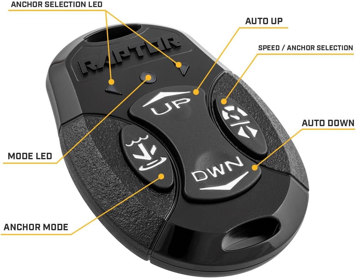 Minn Kota 1810631 Raptor 10 ft Active Hydraulic Shallow Water Anchor, White - Image 6