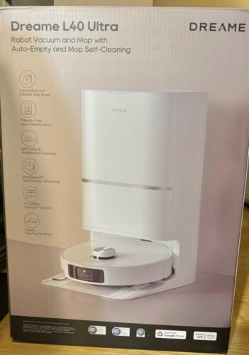 DREAME L40 Ultra Robot Vacuum and Mop, 11,000Pa Suction, Removable & Liftable Mop, Auto-Empty, Voice Control, Self-Cleaning, Pet-Friendly Smart Vacuum photo review