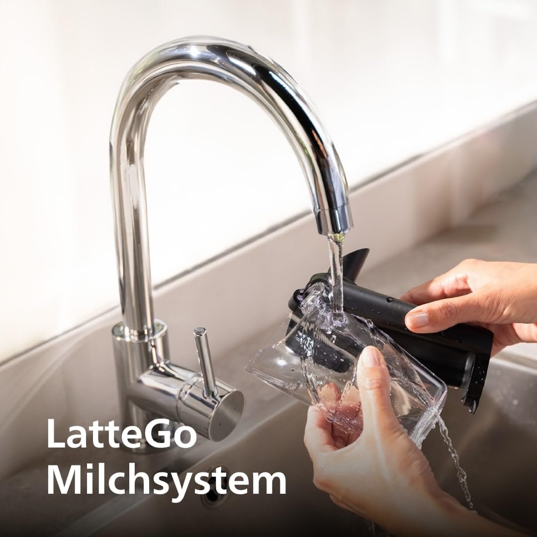 Philips Series 5400 LatteGo Fully Automatic Coffee Machine – 12 Drinks, TFT Touch Display, Built-in Grinder, EP5441/50 Black - Image 14