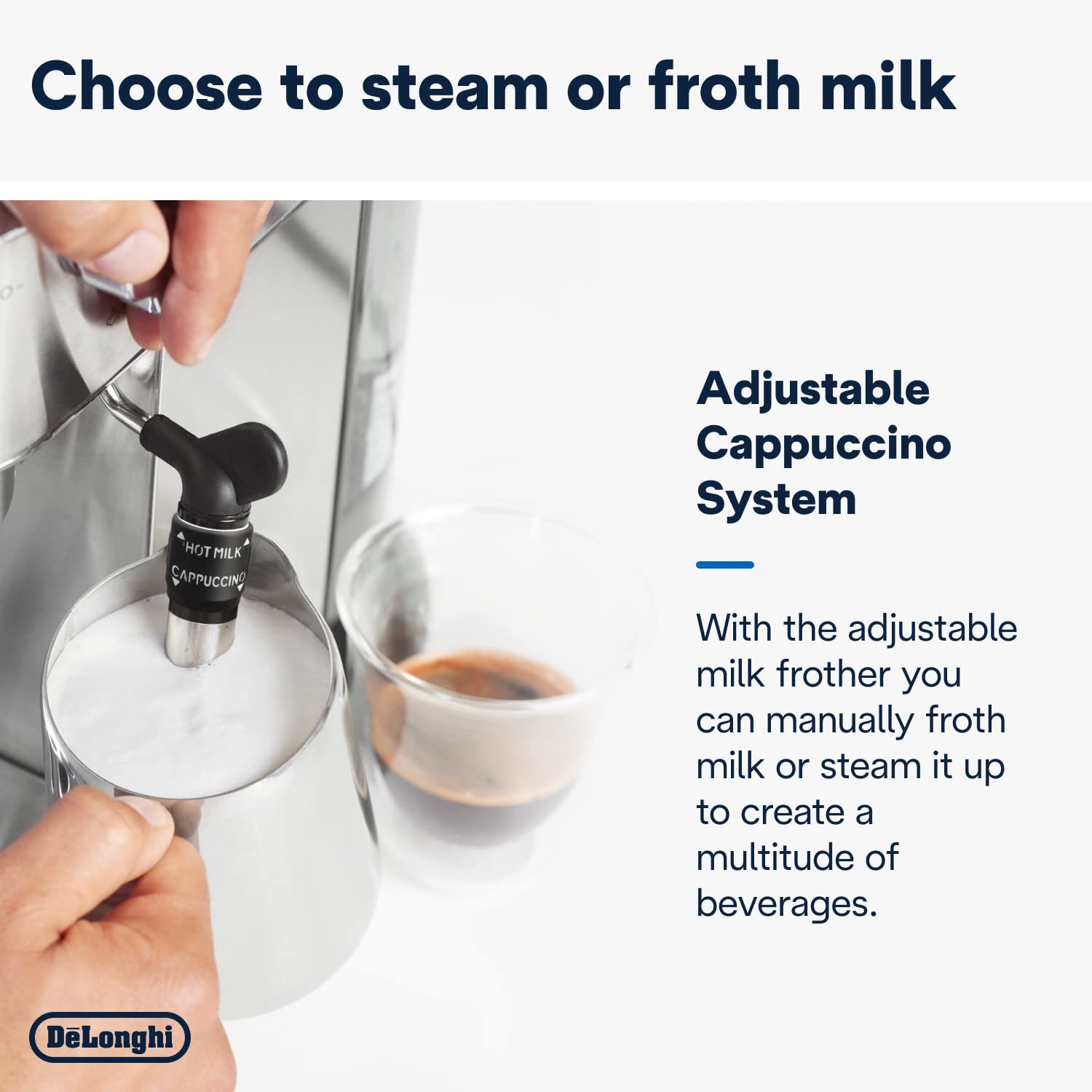 De’Longhi Dedica Style EC685M – 15-Bar Pump Espresso & Cappuccino Machine with Adjustable Cappuccino System, Slim 15 cm Silver Design - Image 12