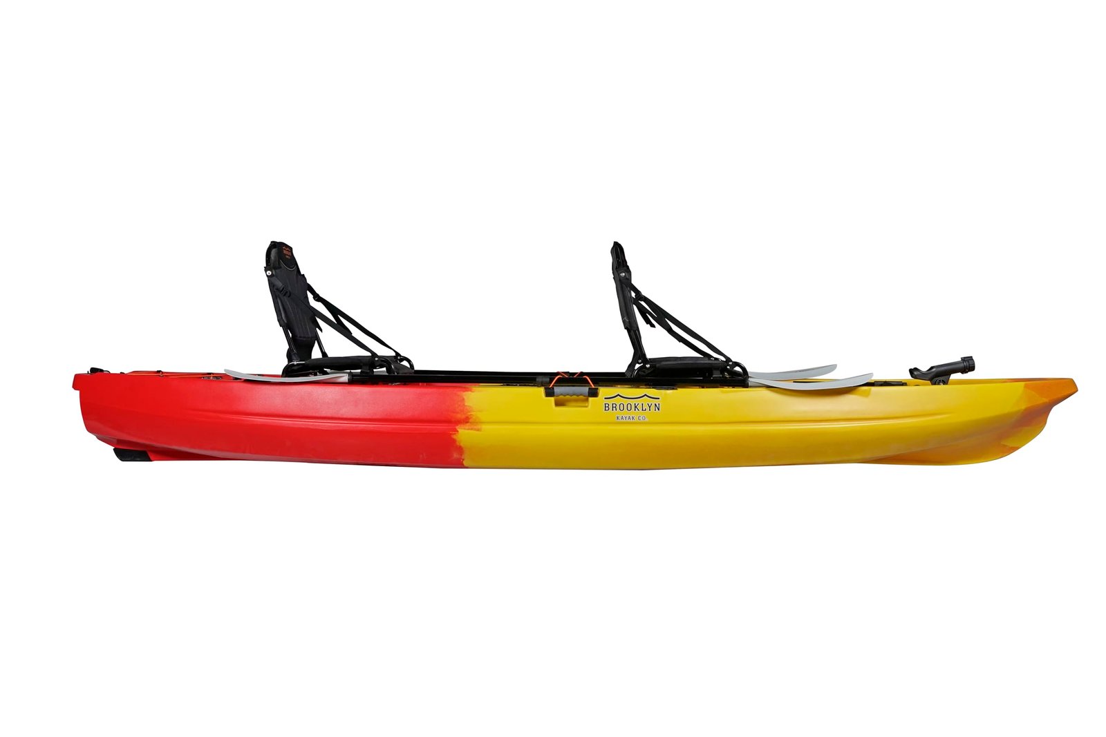BKC Brooklyn 13.0 Pro Tandem 12′ 8″ Sit-On-Top Fishing Kayak – 2-3 Person HDPE Tandem Kayak with Dual Adjustable Seats & Rod Holders - Image 18