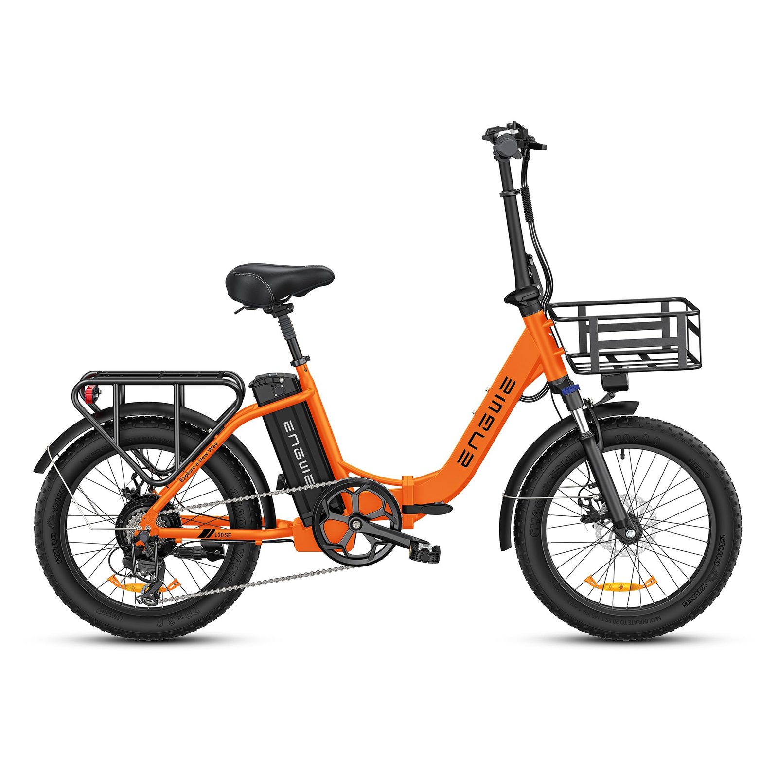 ENGWE L20 SE 20″ Folding Fat-Tyre E-Bike – 250 W motor, 36 V 15.6 Ah battery (140 km range), 25 km h⁻¹ top-speed - Image 18