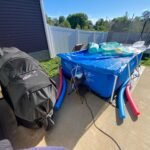 Intex 9.8ft x 6.6ft x 29.5in (300cm x 201cm x 75cm) Rectangular Above Ground Pool with Metal Frame & Flow Control Valve – Easy Setup Family Backyard Pool – 4,500L Capacity – Blue photo review