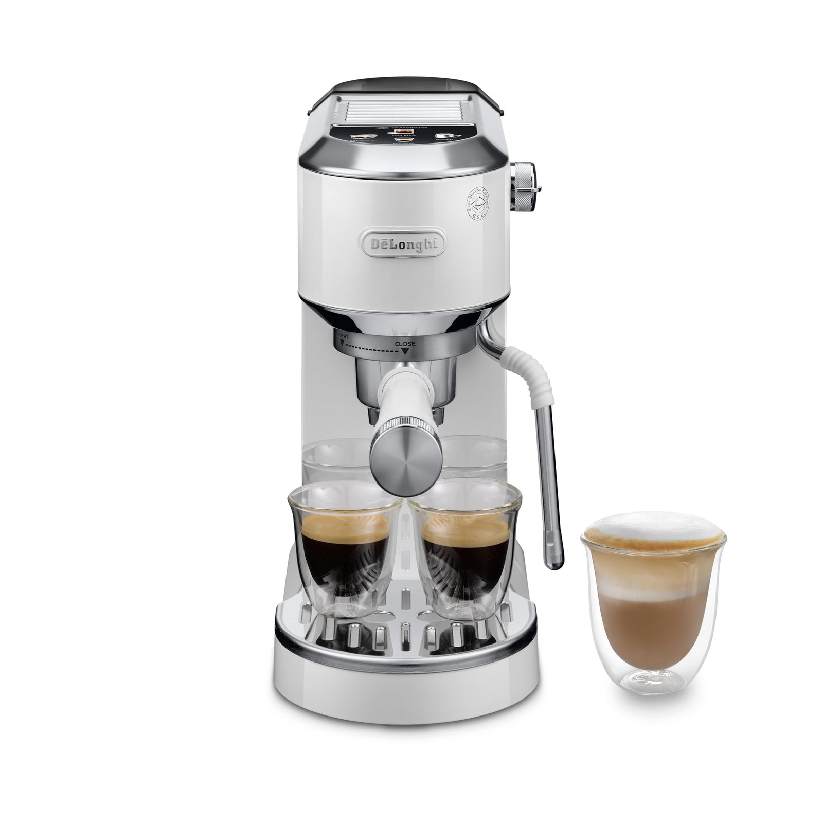 De’Longhi Dedica Style EC685M – 15-Bar Pump Espresso & Cappuccino Machine with Adjustable Cappuccino System, Slim 15 cm Silver Design - Image 8
