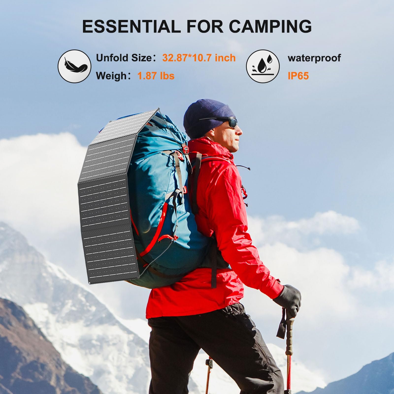 MARBERO M82 Portable Power Station – 88Wh/24000mAh Lithium Battery | 80W AC Output | Solar Rechargeable Backup Power Bank for Camping, Emergency, RV & Outdoor Use - Image 23