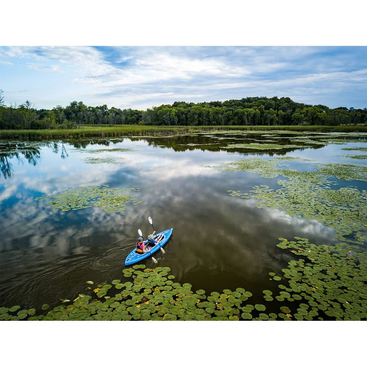 Advanced Elements AirVolution2™ 12′ Tandem Drop-Stitch Inflatable Kayak – Blue with Carry Bag - Image 11