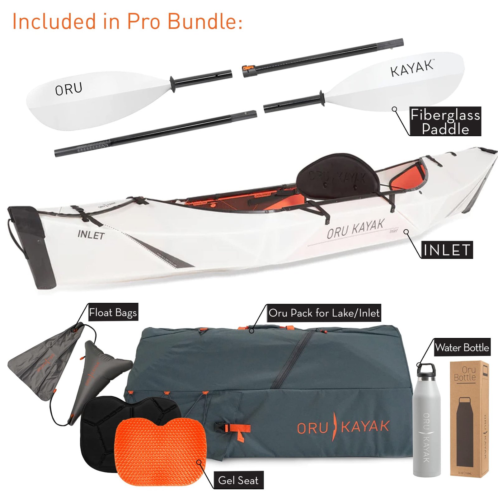 Oru Kayak Inlet – 9’8″ Foldable Origami Kayak for Lakes & Rivers, 20 lbs, 275 lb Capacity - Image 22