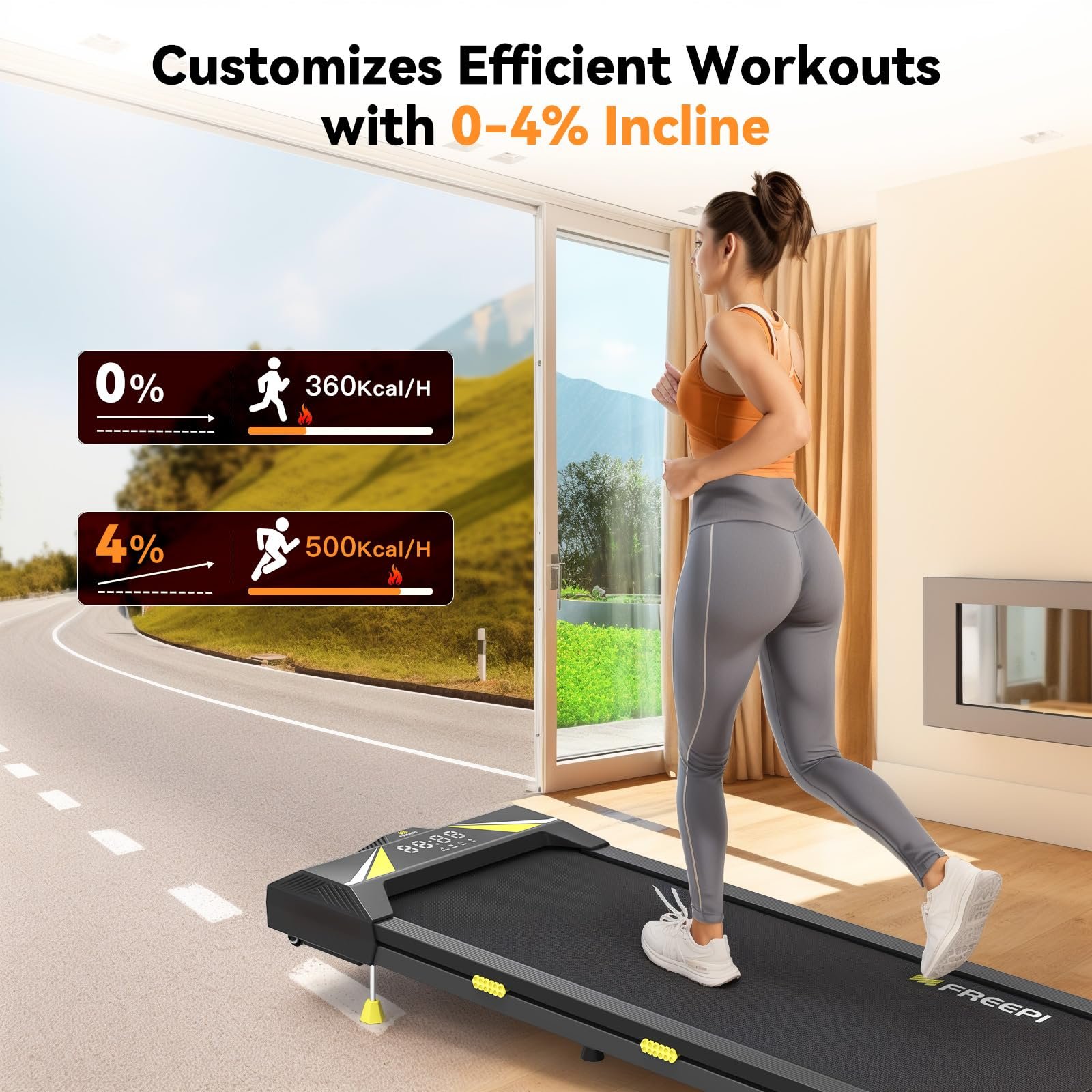 Sperax 3-in-1 Under-Desk Walking Pad – App & Remote-Controlled Vibration Treadmill, 2.5 HP Quiet Motor, 9% Auto-Incline (Red) - Image 34