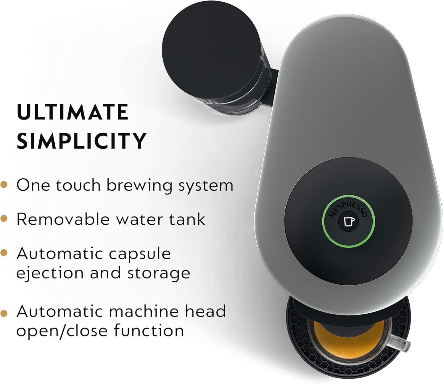 Nespresso VertuoPlus Coffee & Espresso Maker by De'Longhi – Grey | 4 Brew Sizes, 1.18L Removable Tank, Centrifusion Technology - Image 20