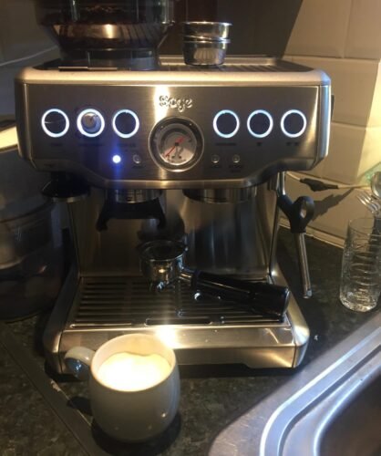 Sage Barista Express Bean to Cup Coffee Machine – Built-in Grinder & Milk Frother, Brushed Stainless Steel Espresso Maker photo review
