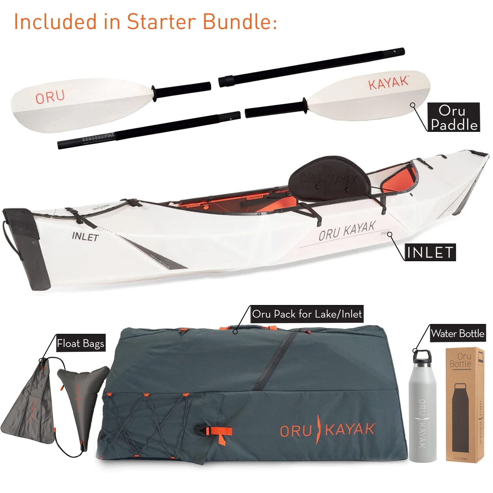 Oru Kayak Inlet – 9’8″ Foldable Origami Kayak for Lakes & Rivers, 20 lbs, 275 lb Capacity - Image 21