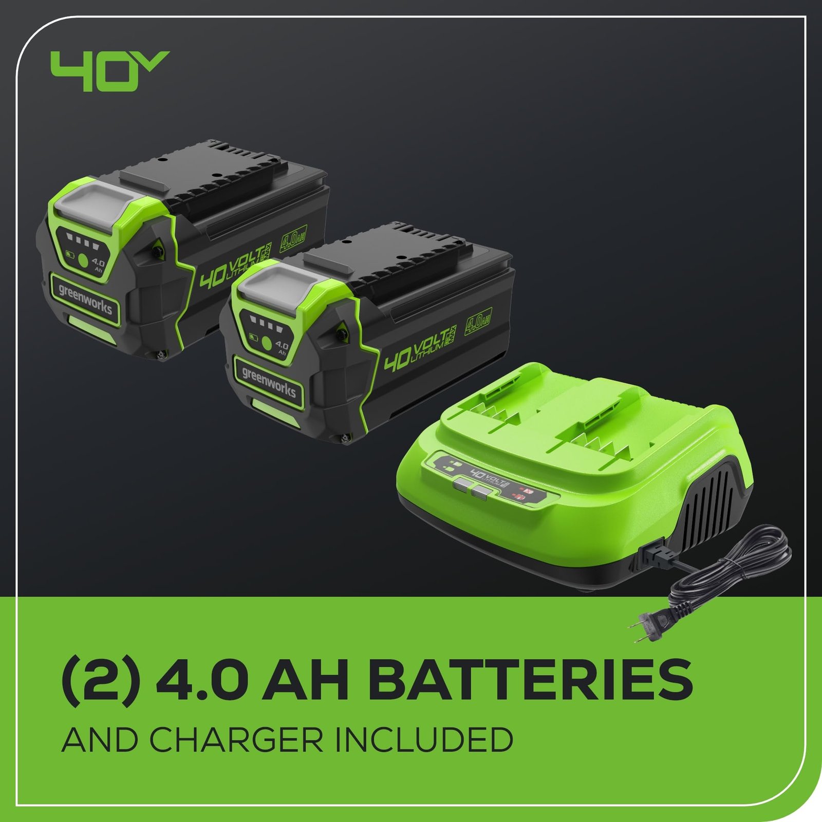 Greenworks 40V Cordless Electric Lawn Mower – 16″ (40.6 cm) Deck, 4.0 Ah Battery, 45 Min Runtime - Image 39