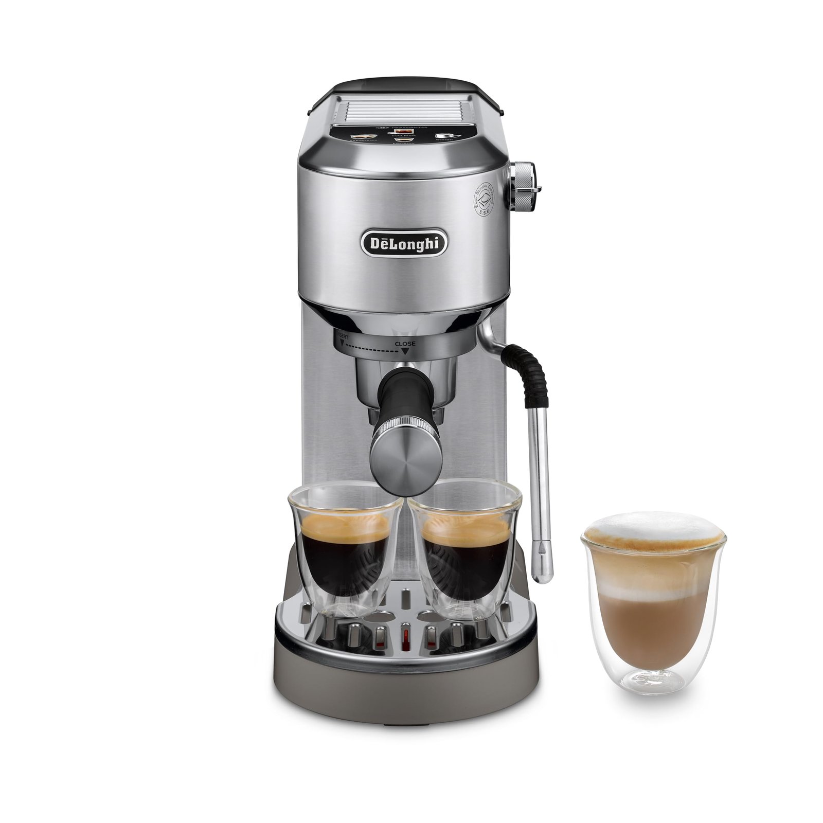 De’Longhi Dedica Style EC685M – 15-Bar Pump Espresso & Cappuccino Machine with Adjustable Cappuccino System, Slim 15 cm Silver Design - Image 7