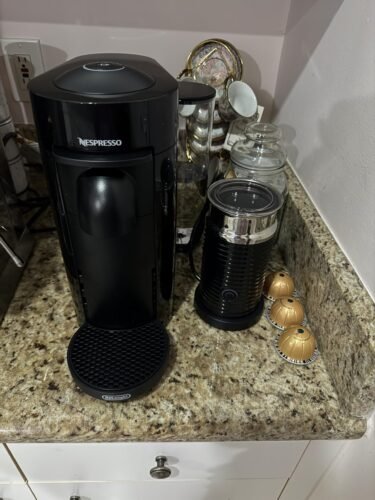 Nespresso VertuoPlus Coffee & Espresso Maker by De'Longhi – Grey | 4 Brew Sizes, 1.18L Removable Tank, Centrifusion Technology photo review