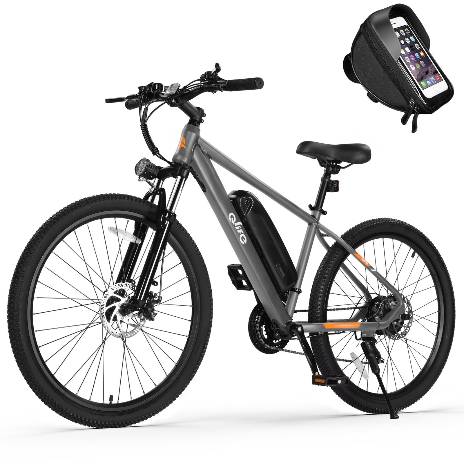 Racer Electric Bike for Adults - 21-Speed Mountain Lightweight Ebike with Peak 750W 22MPH Brushless Motor, 375Wh Removable Battery, 26X2.1 Tire Step Over E-MTB, Up to 40 Miles - Image 17