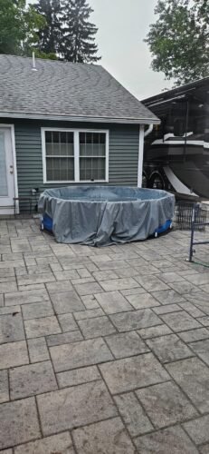 Intex 28211EH Metal Frame Pool Set – 12ft (3.66m) x 30in (76cm) Round Above Ground Swimming Pool with 530 GPH Pump – 1,718 Gallon (6,504L) Capacity – 3-Ply Puncture-Resistant PVC – Rust-Resistant Frame photo review