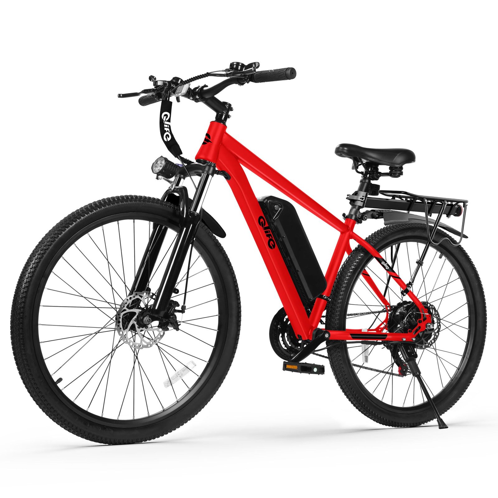 Racer Electric Bike for Adults - 21-Speed Mountain Lightweight Ebike with Peak 750W 22MPH Brushless Motor, 375Wh Removable Battery, 26X2.1 Tire Step Over E-MTB, Up to 40 Miles - Image 16