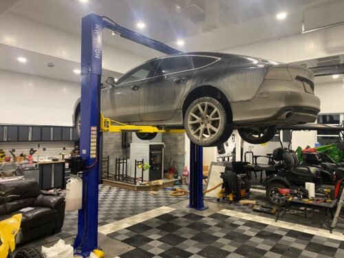 APlusLift HW-10KOH-A 10,000 lb (4,536 kg) 2-Post Overhead Car Lift – CE Certified, Truck Adapters, 3-Year Warranty photo review