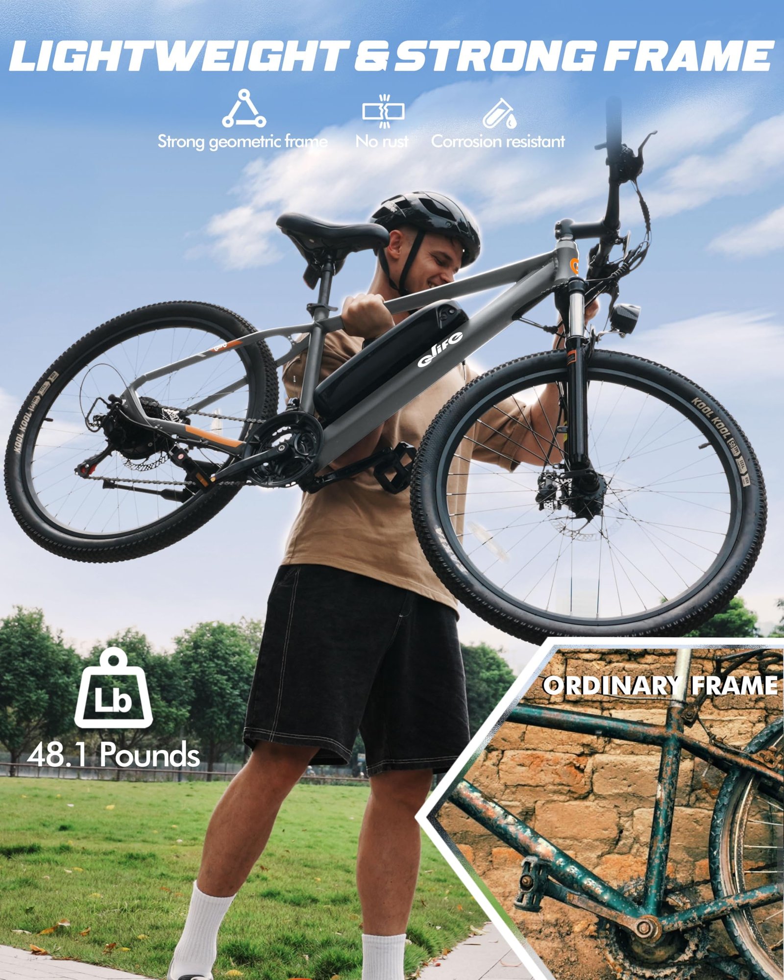 Racer Electric Bike for Adults - 21-Speed Mountain Lightweight Ebike with Peak 750W 22MPH Brushless Motor, 375Wh Removable Battery, 26X2.1 Tire Step Over E-MTB, Up to 40 Miles - Image 98