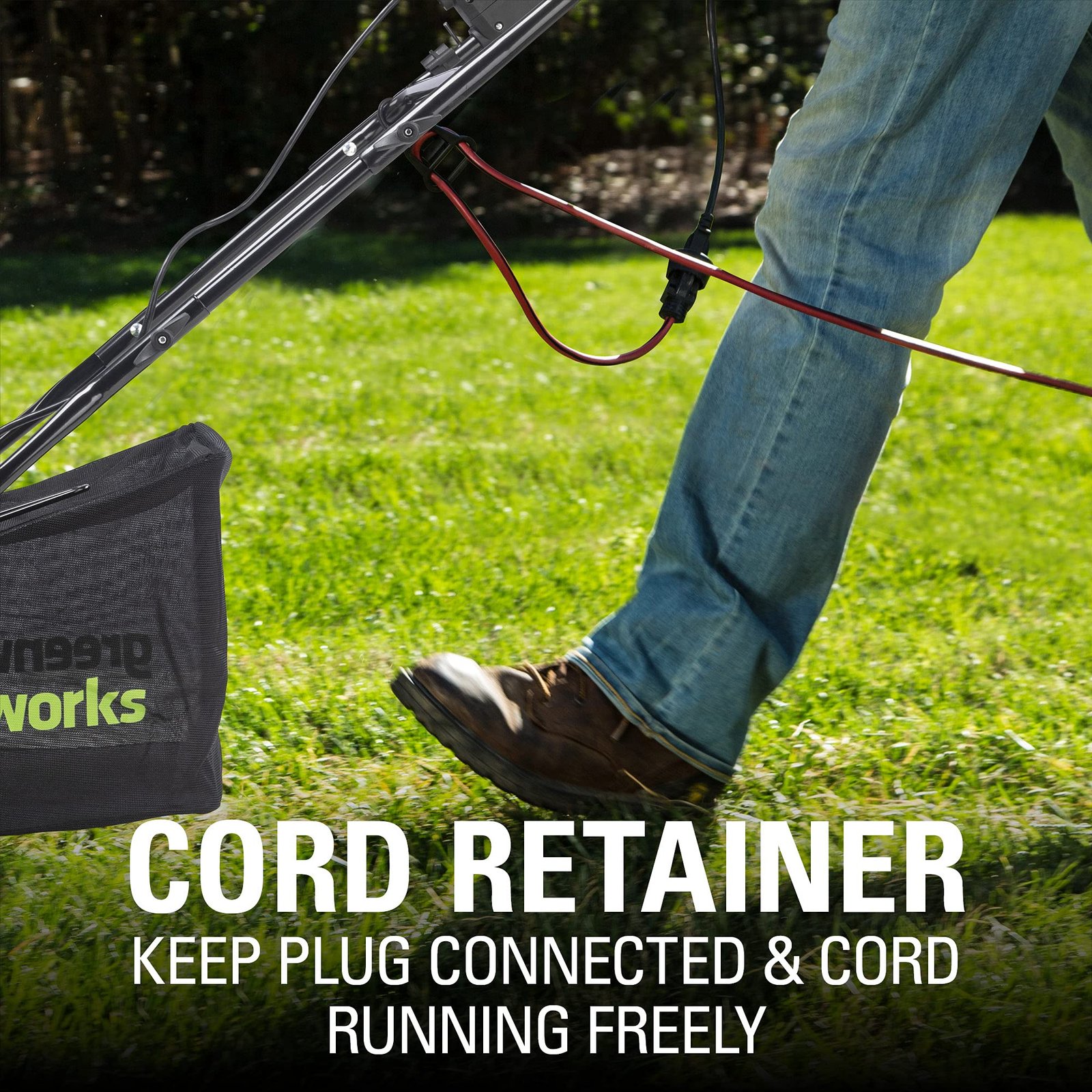 Greenworks 13 Amp Corded Dethatcher & Scarifier – 14″ (35.6 cm) Deck, 5-Position Depth (DT13B00) - Image 11