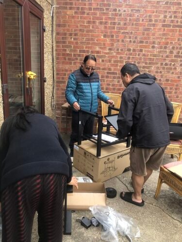 CosmoGrill Outdoor XL Charcoal Smoker BBQ Grill – Adjustable Charcoal Pan, Built-in Thermometer, 2 Side Tables, Chimney & Wheels – Portable Garden Barbecue Smoker photo review