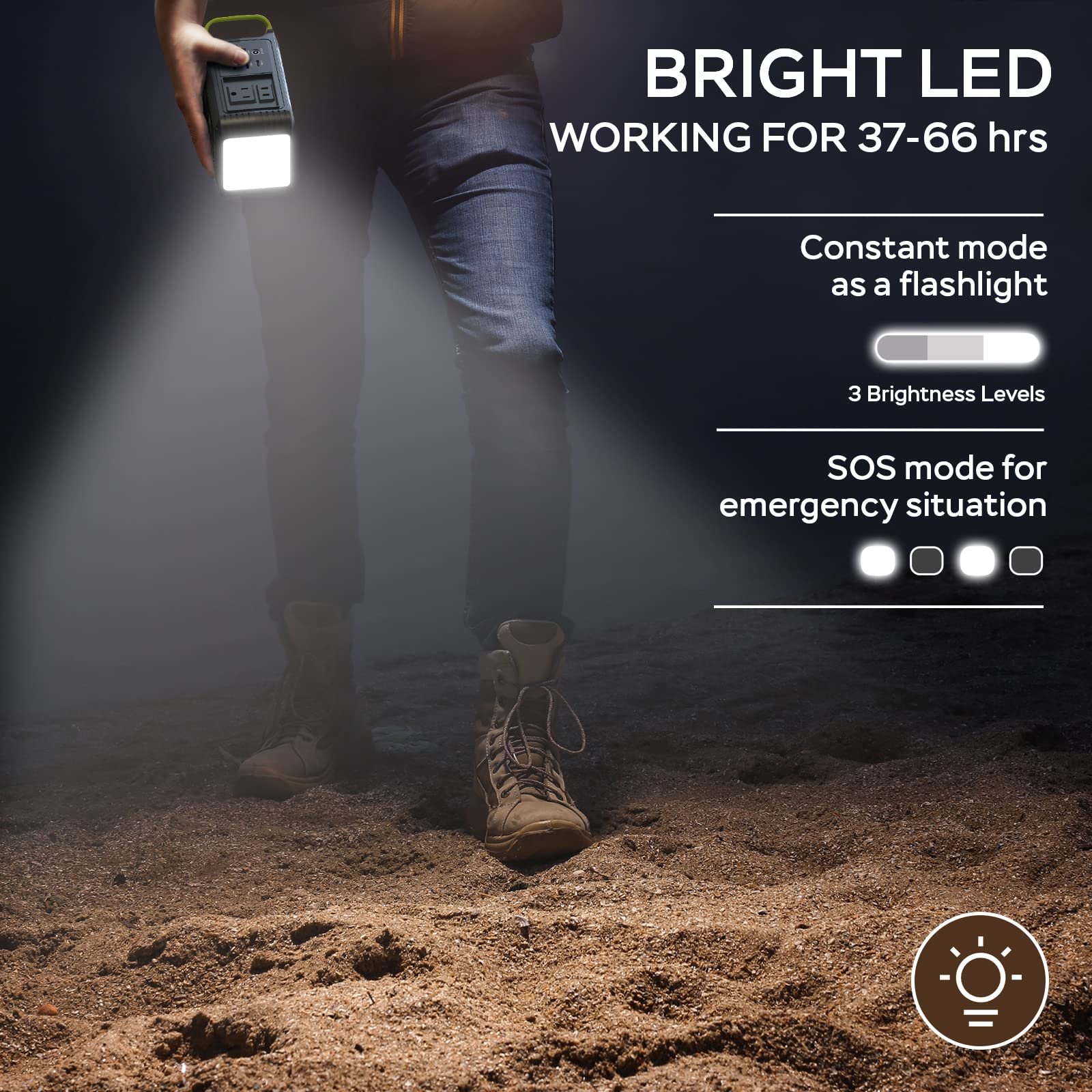 MARBERO M82 Portable Power Station – 88Wh/24000mAh Lithium Battery | 80W AC Output | Solar Rechargeable Backup Power Bank for Camping, Emergency, RV & Outdoor Use - Image 63