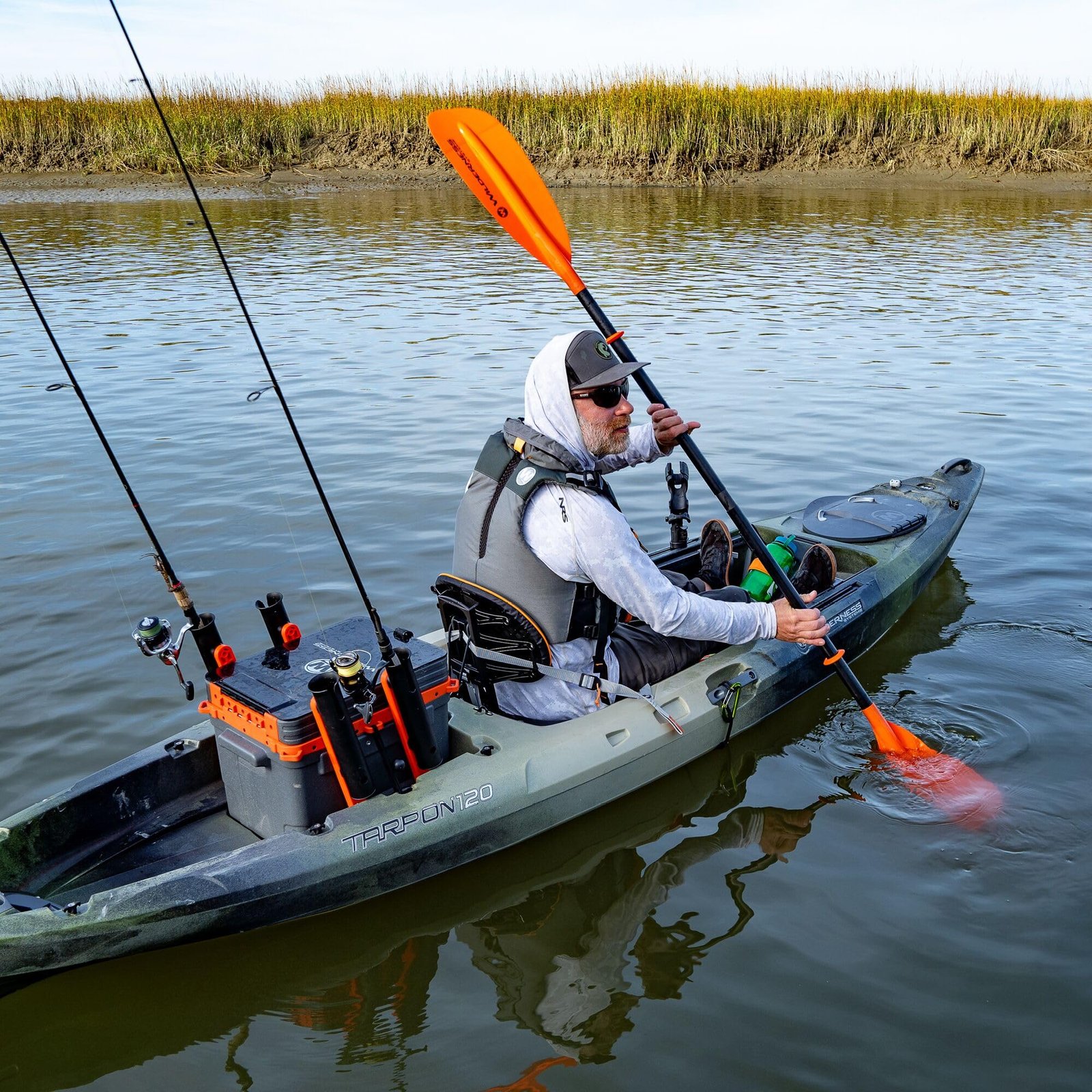 Wilderness Systems Tarpon 120 – 12’3″ Sit-On-Top Fishing Kayak – Phase 3 AirPro Seat & SlideTrax Rails - Image 18