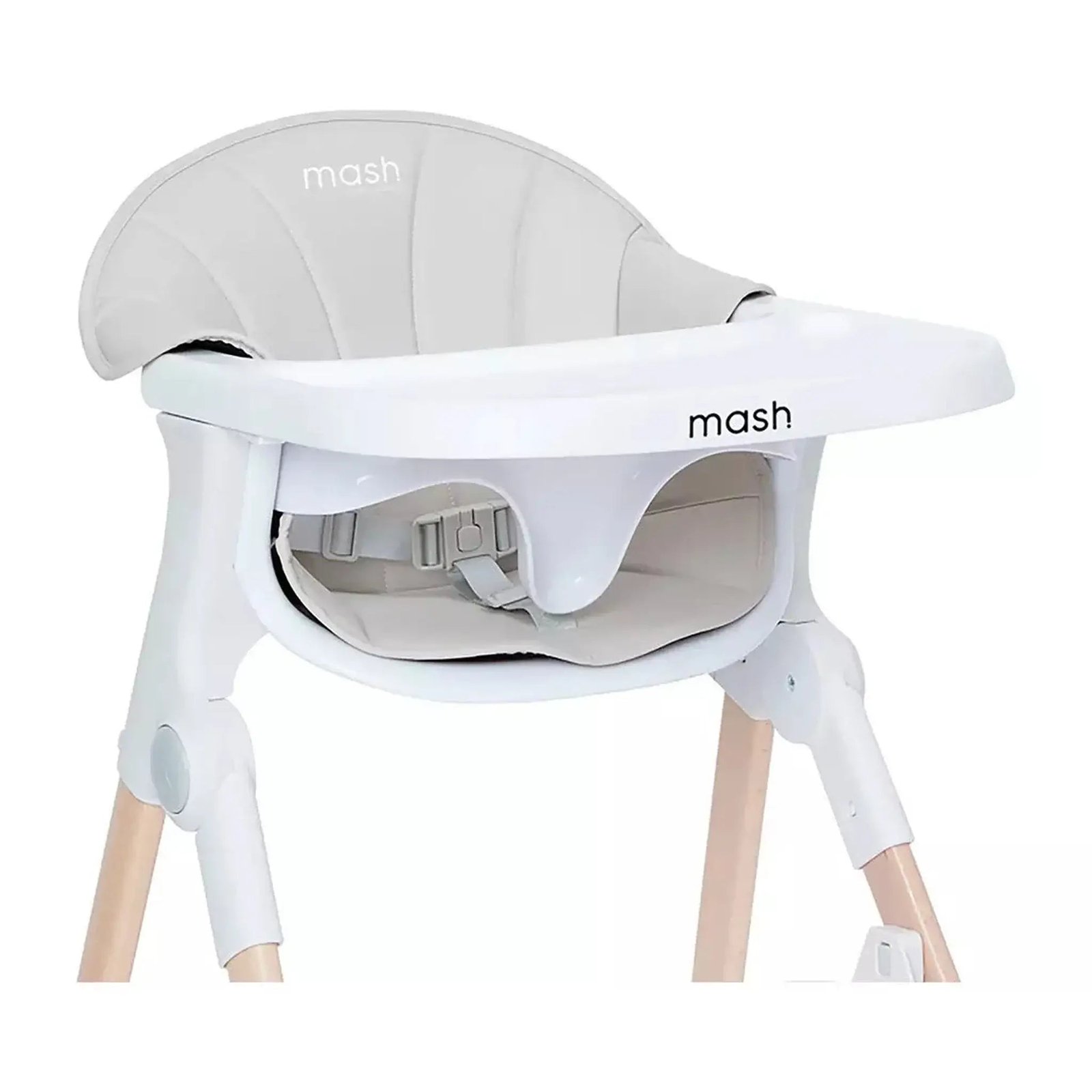 Baby Elegance Mash All in One Highchair Bundle White