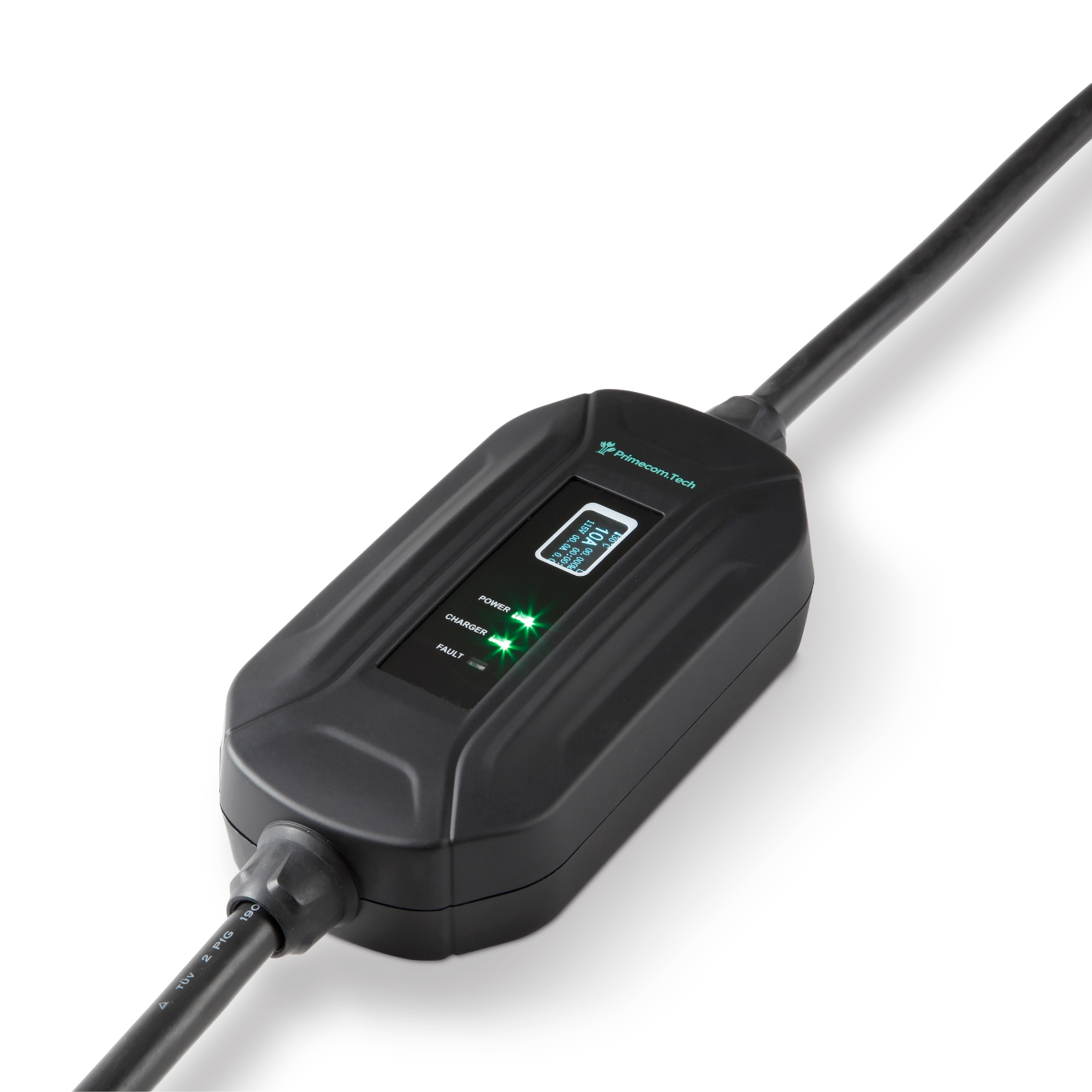 Primecom.Tech 16 Amp Level 2 Electric Vehicle (EV) Charger 3X to 4X faster 220 Volt 30', 40', 50' Feet Lengths Only In ElectoGb