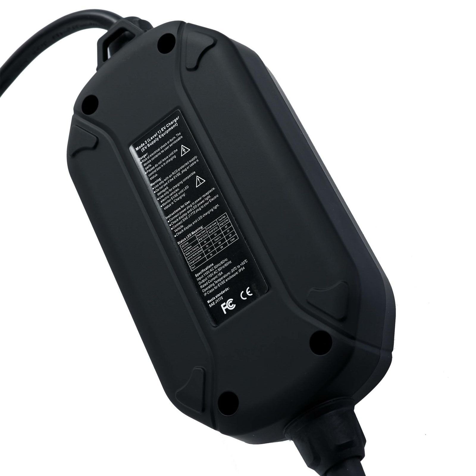 Primecom.Tech 16 Amp Level 2 Electric Vehicle (EV) Charger 3X to 4X faster 220 Volt 30', 40', 50' Feet Lengths Only In ElectoGb