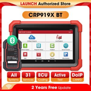 New LAUNCH X431 CRP919X BT OBD2 Scanner Automotive Diagnostic Tools Car CANFD DOIP ECU Coding Professional Scan Free Shipping Only In ElectoGb